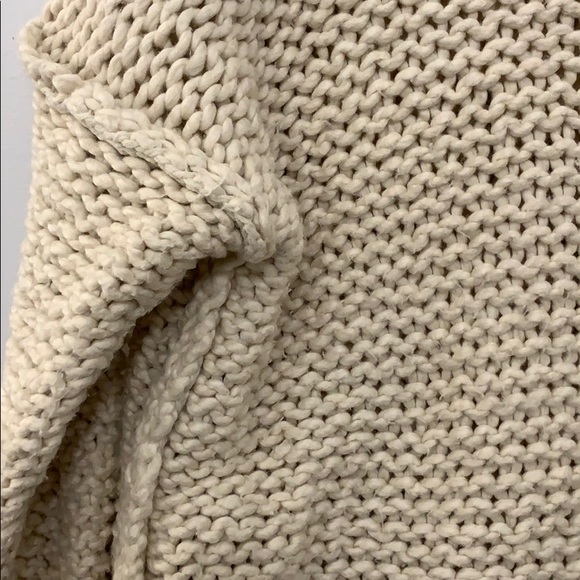 Free People Chunky Cotton Knit Cowl Neck Sweater - Picture 6 of 11